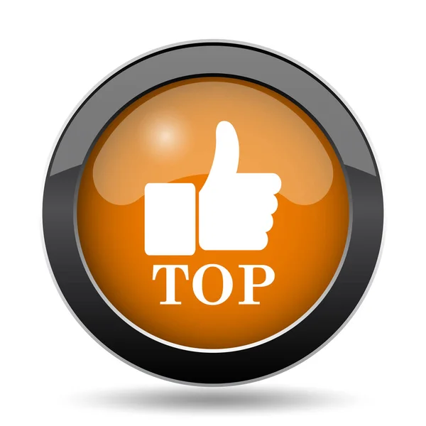 Top Icon Top Website Button White Background — Stock Photo, Image