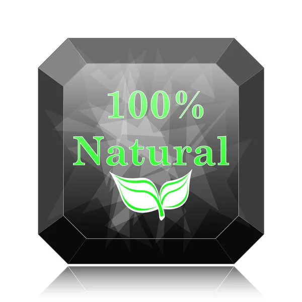 Ícone 100% natural — Fotografia de Stock