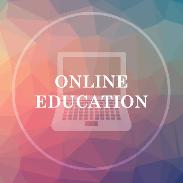 Icona dell'educazione online — Foto Stock