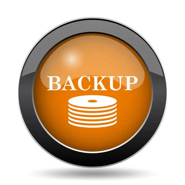 Backup Symbol Back Website Taste Auf Weißem Hintergrund — Stockfoto