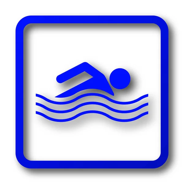 Water Sports Icon Water Sports Website Button White Background — Stock Photo, Image