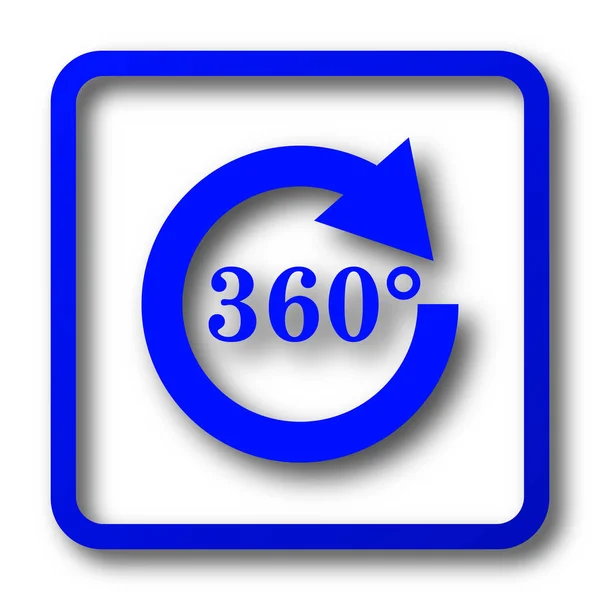 Reload 360 Pictogram Reload 360 Website Knop Witte Achtergrond — Stockfoto