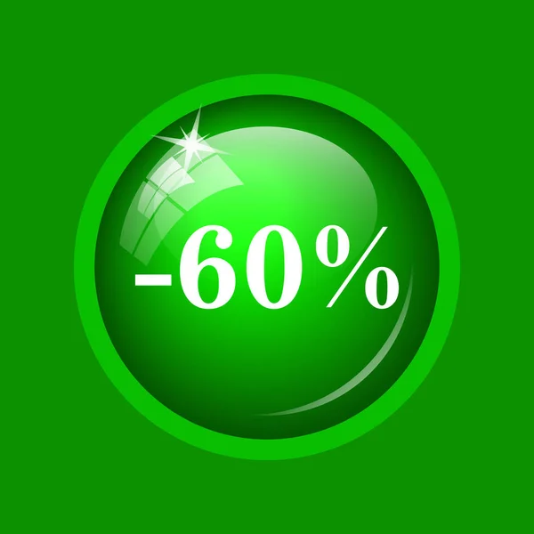 60 percent discount icon — Stock Photo, Image