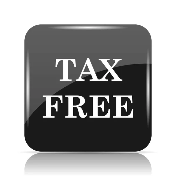 Tax Free Icon Internet Button White Background — Stock Photo, Image