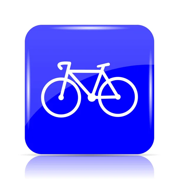 Knoop Van Het Website Van Het Pictogram Blauwe Van Fiets — Stockfoto