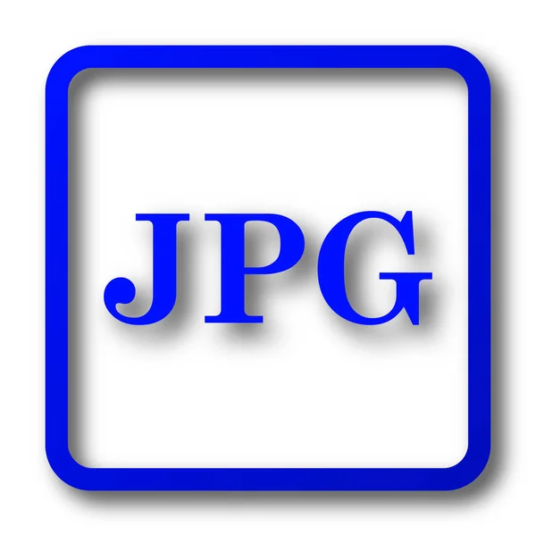 Jpg Icon Jpg Website Button White Background — Stock Photo, Image