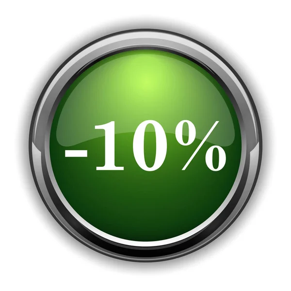 10 por cento de desconto icon0 — Fotografia de Stock