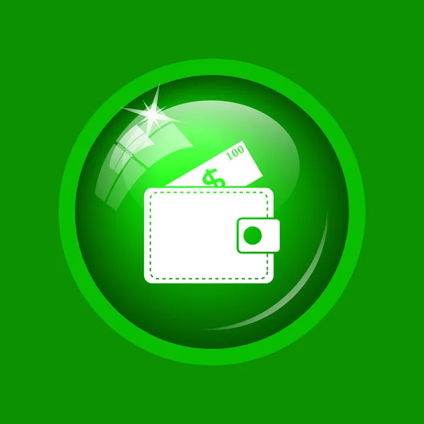 Plånbok-ikonen — Stockfoto