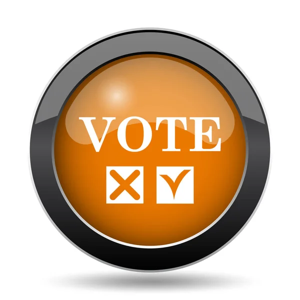 Vote icon. Vote website button on white background