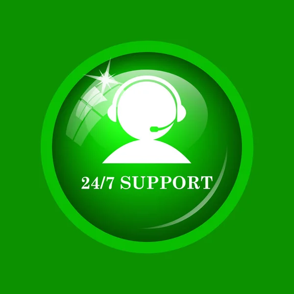 24-7 Support icon — Stock Photo, Image