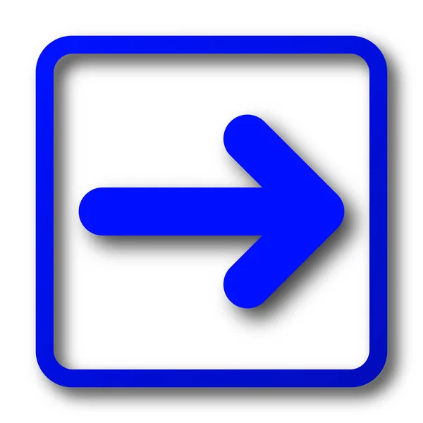 Icono flecha derecha — Foto de Stock