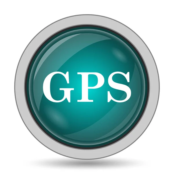 Gps Symbol Website Taste Auf Weißem Hintergrund — Stockfoto