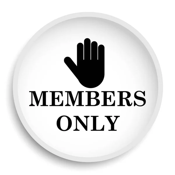 Members only icon — Stock Photo, Image