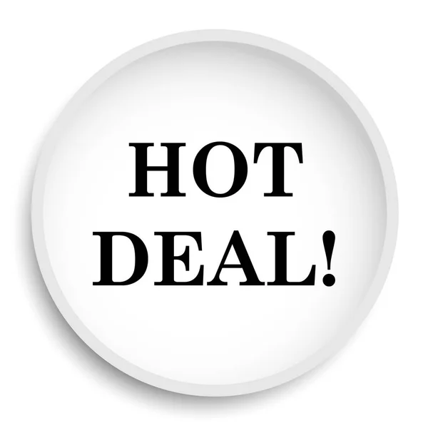 Icono Trato Caliente Hot Deal Botón Del Sitio Web Sobre —  Fotos de Stock