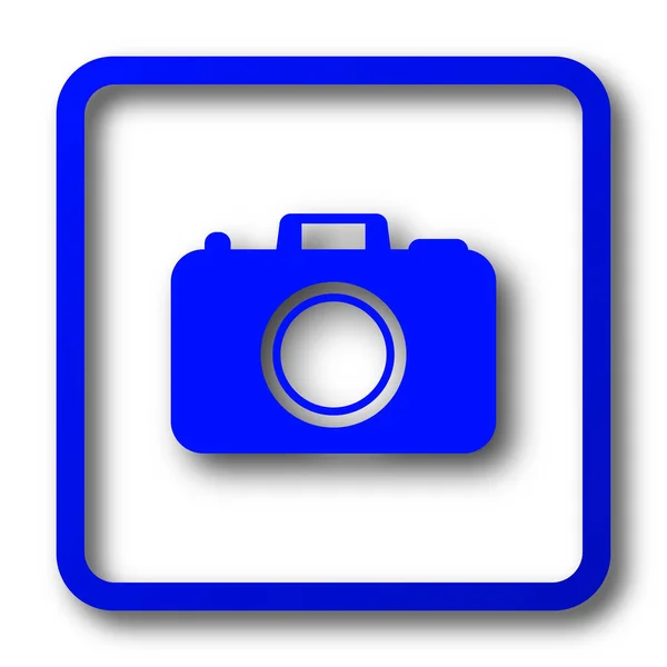 Піктограма Фотоапарата Кнопка Веб Сайту Фотоапарата Білому Тлі — стокове фото