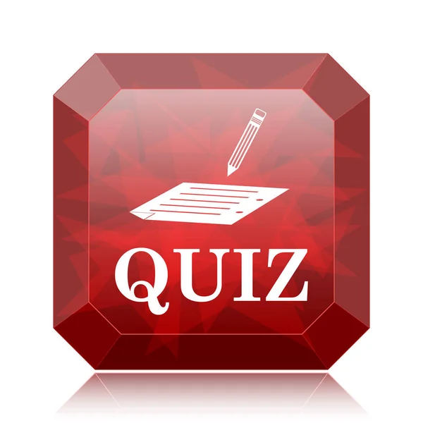 Quiz icon — Stock Photo, Image