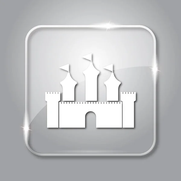 Zamek ikona — Zdjęcie stockowe