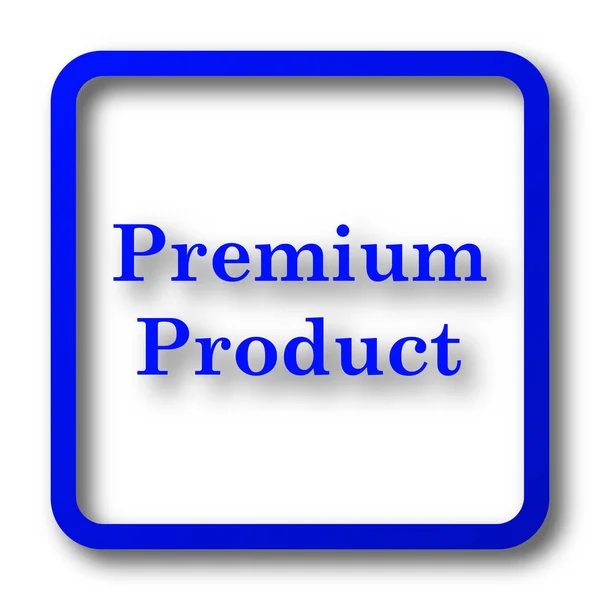 Premium Product Icoon Premium Product Website Knop Witte Achtergrond — Stockfoto