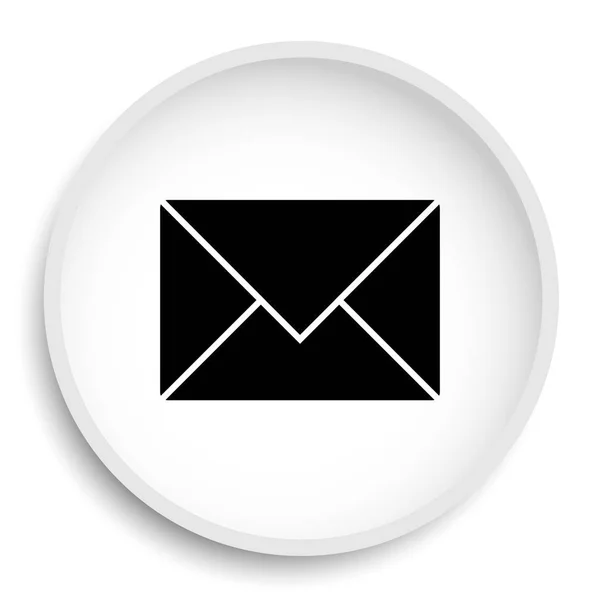 Mail Icon Mail Website Button White Background — Stock Photo, Image