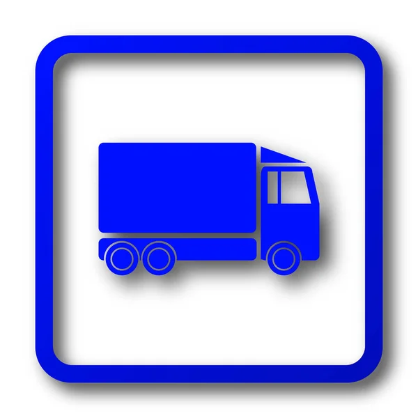 Truck Icon Truck Website Button White Background — Stock Photo, Image