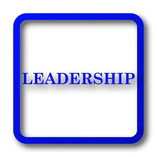 Führungspersönlichkeit Führung Website Taste Auf Weißem Hintergrund — Stockfoto