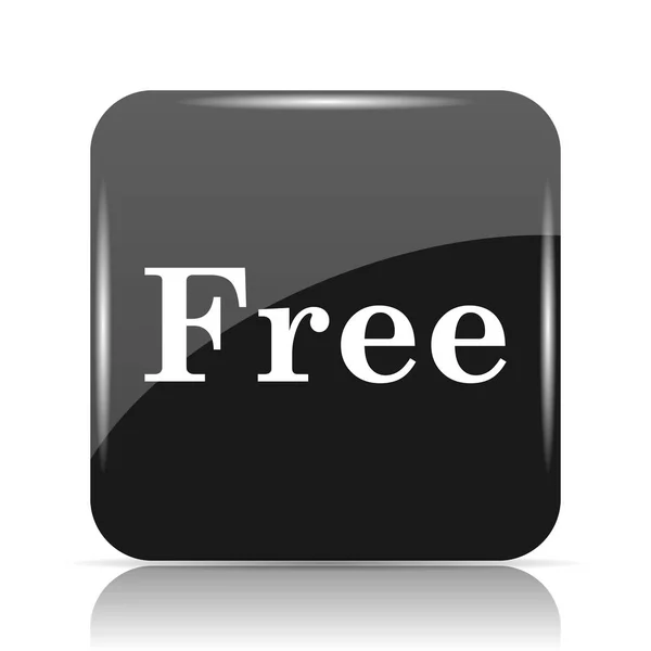 Free Icon Internet Button White Background — Stock Photo, Image