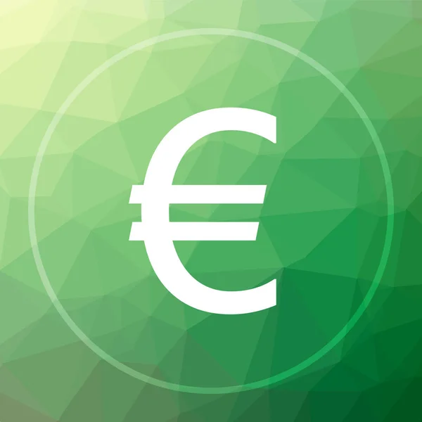 Ikon euro — Stok Foto