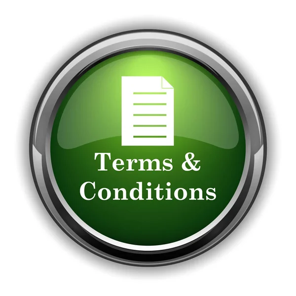 Terms Conditions Icon Terms Conditions Website Button White Background — Stock Photo, Image
