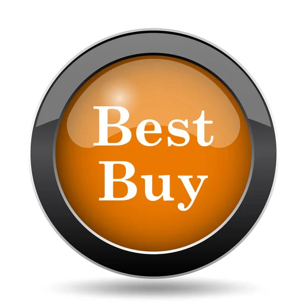 Besten Kaufen Symbol Besten Kaufen Website Taste Auf Weißem Hintergrund — Stockfoto