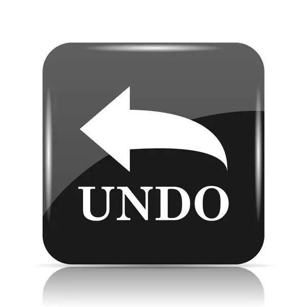 Undo Icon Internet Button White Background — Stock Photo, Image