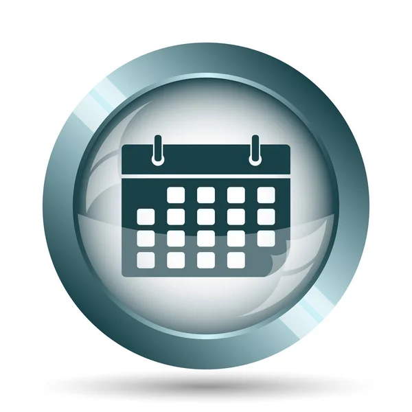 Calendar Icon Internet Button White Background — Stock Photo, Image