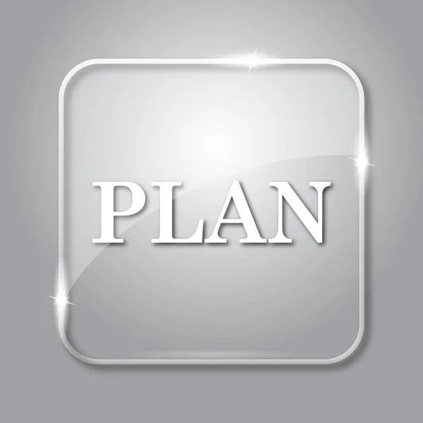 Plan icon — Stock Photo, Image