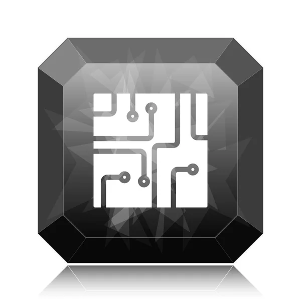 Circuit board icon — Stock Photo, Image