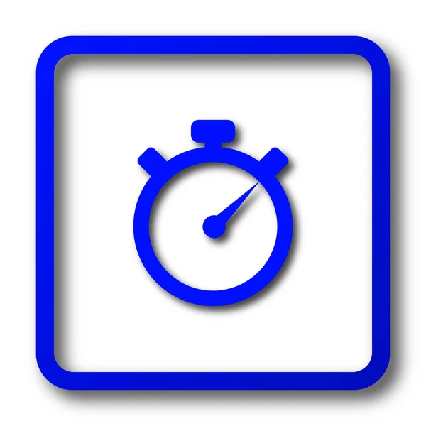 Timer Symbol Timer Website Taste Auf Weißem Hintergrund — Stockfoto