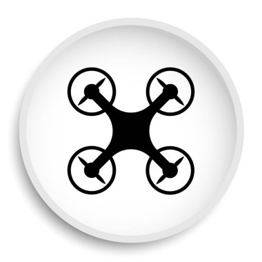 Drone kutsal kişilerin resmi web sitesi düğme beyaz arka plan üzerinde.