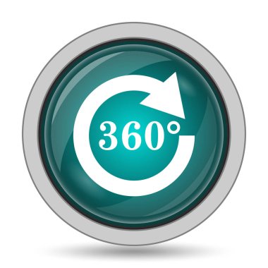 360 kutsal kişilerin resmi, beyaz arka plan üzerinde Web sitesi düğmesini yeniden