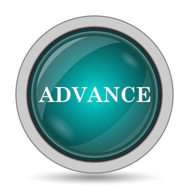 Önceden simgesi, beyaz arka plan üzerinde Web sitesi düğmesini