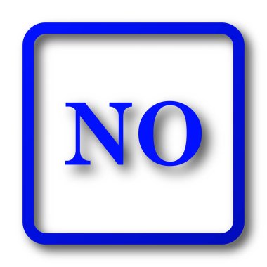 Herhangi bir simge. Beyaz arka plan üzerinde hiçbir Web sitesi düğmesini.