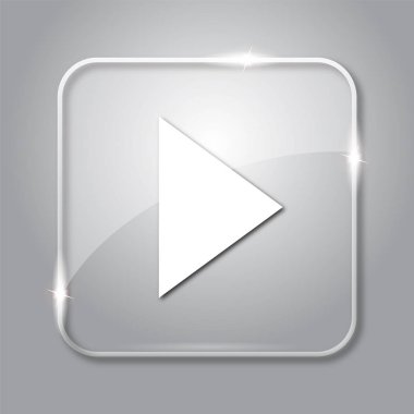 Oyun işareti simgesi. Gri arka plan şeffaf Internet düğmesini