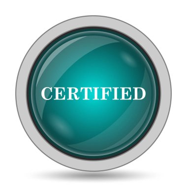 Sertifikalı kutsal kişilerin resmi, beyaz arka plan üzerinde Web sitesi düğmesini