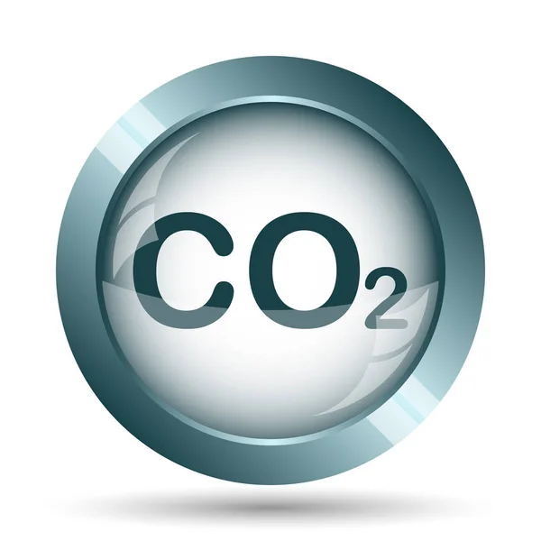 Co2 Icon Internet Button White Background — Stock Photo, Image