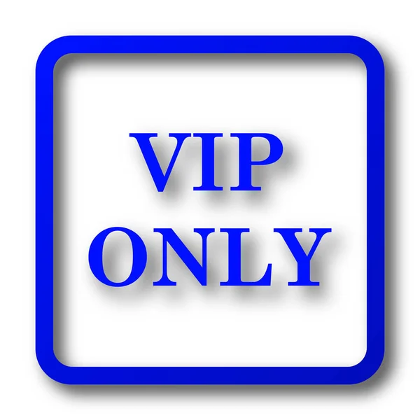 VIP only icon. VIP only website button on white background.