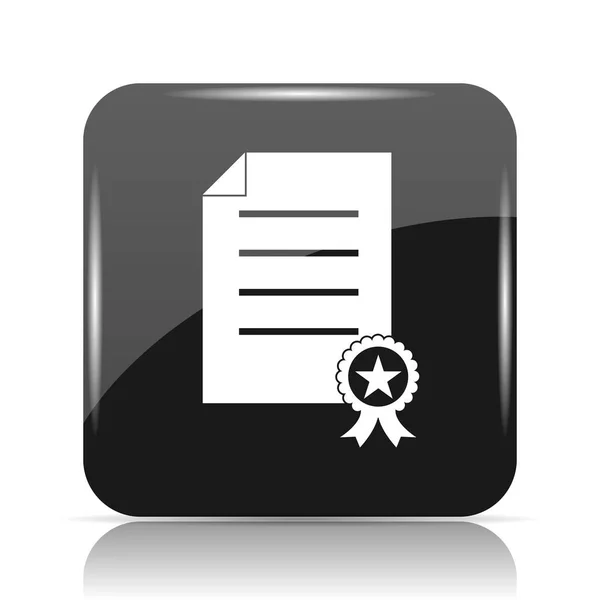 Certificate icon — Stock Photo, Image