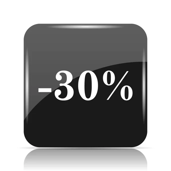 30 procent korting pictogram — Stockfoto