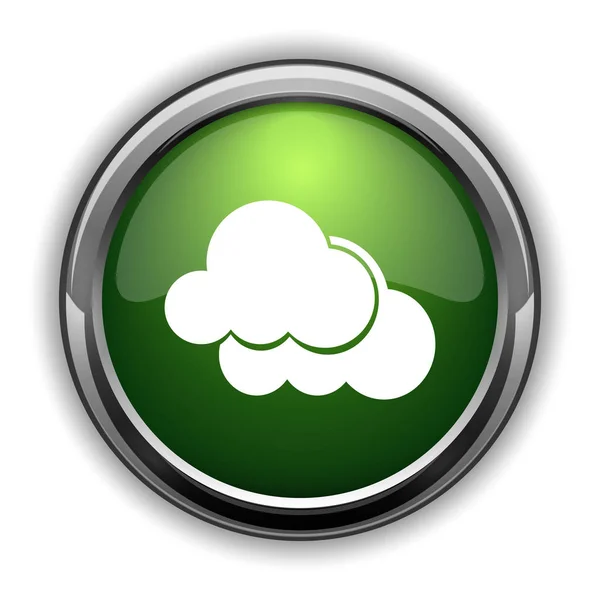 Clouds Icon Clouds Website Button White Background — Stock Photo, Image