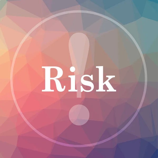 Risk icon — Stock Photo, Image