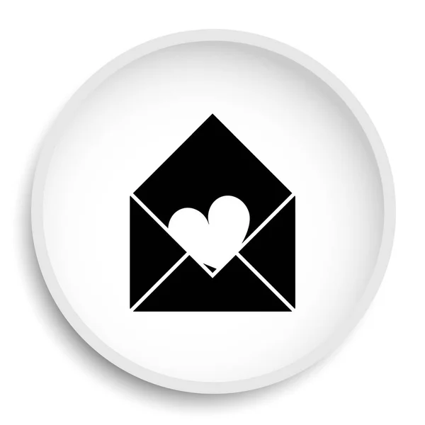 Envía Icono Amor Enviar Amor Botón Del Sitio Web Sobre — Foto de Stock