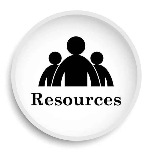 Εικονίδιο Πόρων Πόρων Ιστοσελίδα Κουμπί Λευκό Φόντο — Φωτογραφία Αρχείου