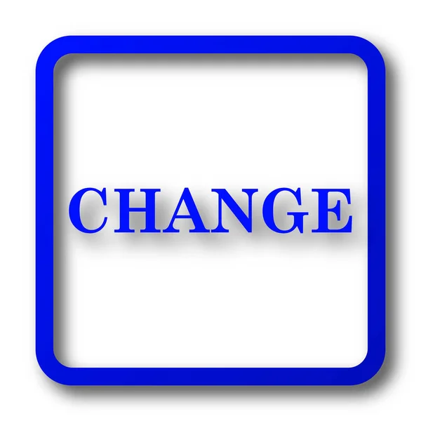 Change Icon Change Website Button White Background — Stock Photo, Image