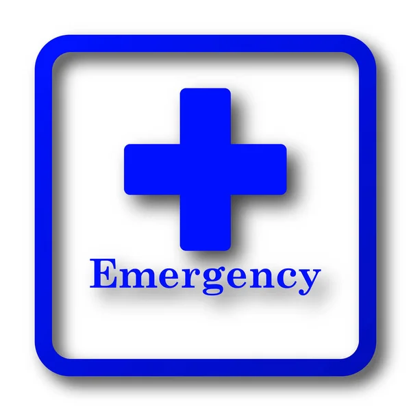 Ícone de emergência — Fotografia de Stock